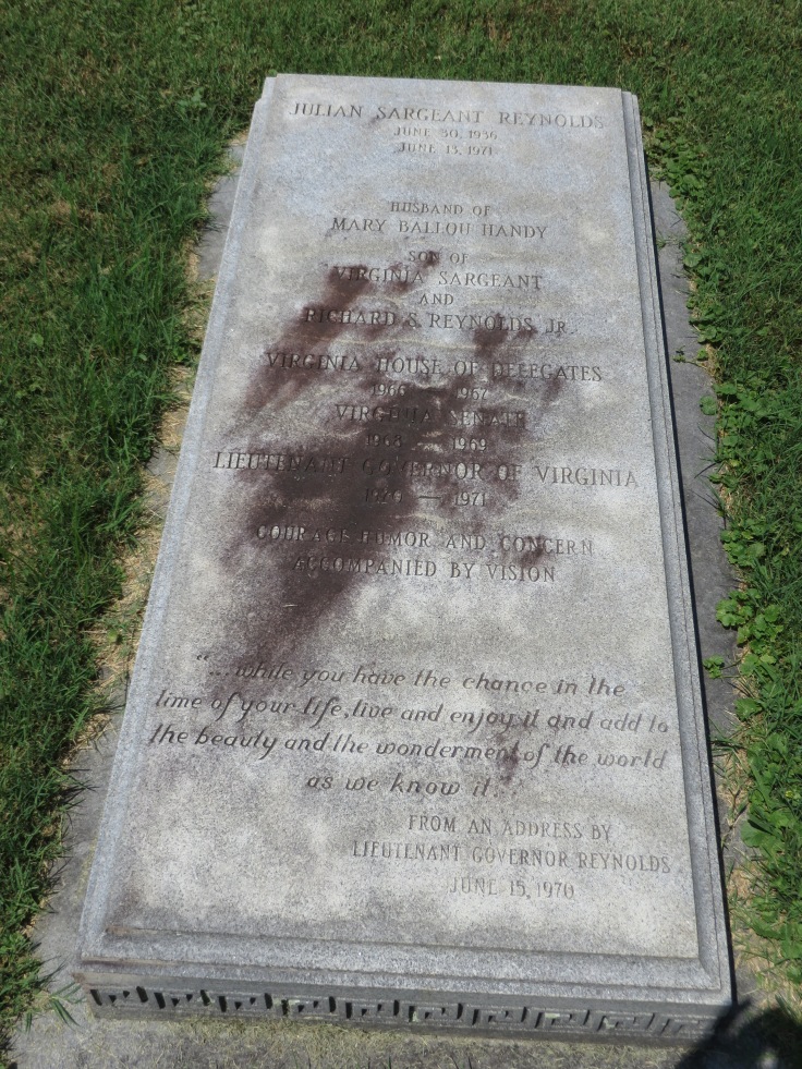 Grave at Reynolds Homestead, Patrick County, Virginia